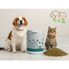 毛毛藻 犬貓褐藻潔牙粉 口臭剋星 牙結石溶解 天然褐藻配方 寵物口腔保健 50g, 1個