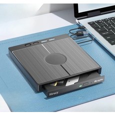 노트북 플레이어 외장 시디 컴팩트 라이터 데스크탑 USB DVD 드라이브, 100g 읽기 쓰기, 100g 읽기 쓰기
