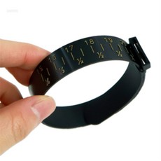 [FullyJully] 손목 둘레 사이즈 칫수 재기 측정 팔찌형 시계형 줄자, 1개