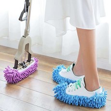 물결샵 양말형 청소걸레 2p 다용도 청소용품 극세사 밀대 바닥