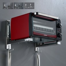 키밍 벽걸이 전자렌지대 거치대 선반 주방 받침대 랙, C 형
