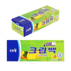 크린랲 뽑아쓰는 크린백 중 25 cm x 35 cm, 중(M), 1개, 100개입