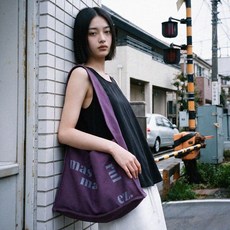 [매장정품] 마스마룰즈 [6/16 예약]_ Wide Square eco bag_Purple 3979230