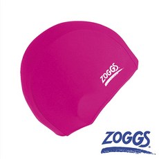 ZOGGS 彈性泳帽 布料泳帽 素面 純色 男女 成人 青少 兒童 舒適 透氣 游泳 玩水, 粉紅, 1個