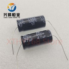 47uF 500V TTAA 476TTA500ARZ 18x40 표면 장착 퓨즈로 고압 블래더 메이스용 축 전해 커패시터, [02] 5pcs