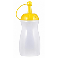 안새내 양념병 노랑 양념 소스 겨자 식초병, 1개, 300ml