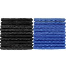 여행용 비치 수영 캠핑 클라이밍 헬스장 요가 운동 백패킹을 위한 Peicees 20팩 극세사 넥 쿨링 타월 스포츠 스웨트 헤드밴드