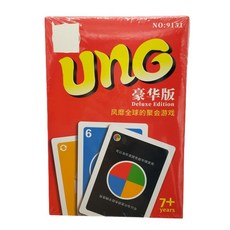 UNO卡牌 桌遊 (商檢合格) - 經典必備，親子同樂，安全認證, 1盒