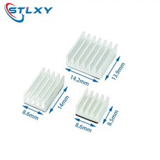 라즈베리 파이 히트 싱크 알루미늄 라디에이터 쿨링 키트 모델 쿨러, 1개, C. 10개, 1. White