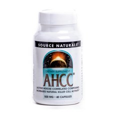 SOURCE NATURALS AHCC BioPerine胡椒鹼膠囊 500mg, 60顆, 1罐