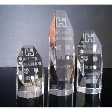 水晶獎牌 獎座 獎盃 廠家直營 噴砂刻字 衝評價 歡迎批發 CD-323, 1個, 108*60*60mm