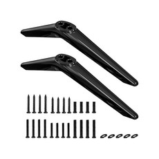 탁상용 TV 스탠드 베이스는 45인치부터까지 나사로 쉽게 설치 있는 다리 2개를 제공