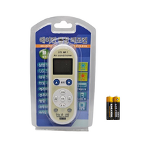 에어컨 통합 만능에어컨 리모컨 2개 AAA건전지 2개 세트, 1개