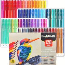 오일 색 수채화메탈릭 드로잉 블렌딩 쉐이딩 레이어링에 이상적, 1개, 8. 120 color