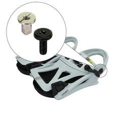 S-TEPONE 고성능 패스너 나사와 호환되는 스노우보드 바인딩 백플레이트 나사 교체 세트 - 인체 공학적 핸들 스크루 드라이버 포함, S-TEPONE 고성능 패스너 나사와 호환되는 스노우보, 1개