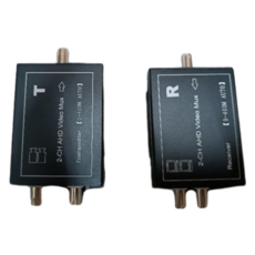 AHD 2路影像擴充器含變壓器，雙通道影像訊號擴充，遠距離傳輸穩定可靠, 1套裝, AHD 2路影像擴充器