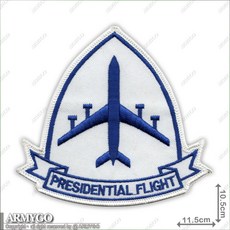 ARMYGO 空軍總統專機機種章，精緻軍事航空徽章，軍事迷收藏首選，高品質耐用材質, 1個, 不車魔鬼氈