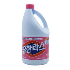 (유한락스 후로랄 2L 용기) 락스 표백제 악취제거, 1개
