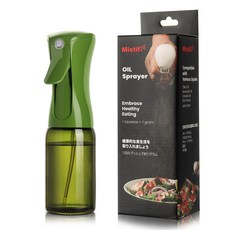 Mistifi 噴油瓶，輕鬆控制油量，健康烹飪好幫手，適用多種液體, 1個, 150ml