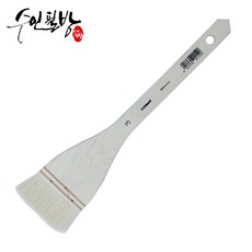 서예붓 민화 한국화 배접붓 바탕붓, 1개, 3호