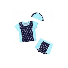 패션스타트 패턴인 P153 Swimming suit 아동 수영복 옷 패턴 도안 옷본 아동복 세트, 혼합, 1개