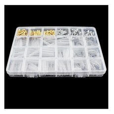 [ 997243 ] 맥스모랄 200피스 불렛 타입 4.0 수 및 암 도킹 터미널 세트 와이어 커넥터 블록 단열 슬리브 포함 자동차 스쿠터 보트 전자 작업에 적합, [ 997243 ] 맥스모랄 200피스 불렛 타입 4.