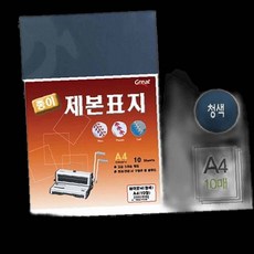 바이로닉 종이 표지 청색 큰종이