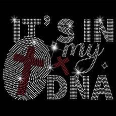 1개 유리 핫픽스 라인스톤 다리미 부착형 아플리케 의상 액세서리 (옷 가방 바지용) 297x210mm, 혼합색