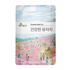 아름드레 건강한 유자차 25티백 100%옥수수 친환경 삼각티백 전통차, 25개입, 1.5g, 1개