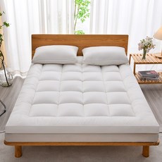 클라우드벨 부드러운 고밀도 사계절 매트리스 바닥 수면 매트, 화이트, 90*200cm