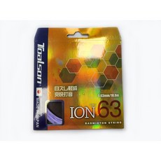五羽倫比 TOALSON 羽球線 神線 ION 63 羽毛球線 日製耐用控球型, 紫, 1個