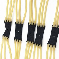 3줄 새총 고무밴드 고무줄 슬링샷, 랜덤색상, 3개
