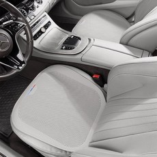 1+1 자동차 삼색 BMW 통풍방석 차량용 실내 악세사리 꾸미기 시트보호, 1세트, 오프화이트