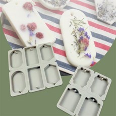 신웅이맘 석고 방향제 석고몰드, 4구