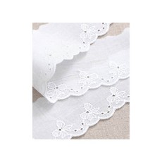 퀼트스타 샤르피아 리본 면자수레이스_화이트 158, 1개, 화이트