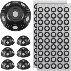 Kingdder 6피스 다각도 마커 세트 6면 100포인트 3D 스캐너 6mm 도트 스캐닝 스프레이 스캐너 턴테이블 호환 3D 스캔용 정확한 추적 마커 추적 도트 참조 포인트, Kingdder 6피스 다각도 마커 세트 6면 100포