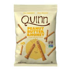 Quinn 땅콩버터와 꿀을 채운 프레첼 스틱
