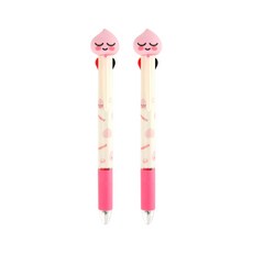 카카오프렌즈 피규어 멀티 4색 볼펜, 어피치, 2개