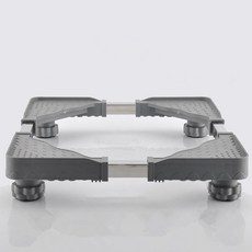 通用洗衣機冰箱腳架托架 移動萬向輪加高支架, 1個, 空調款,四獨立迷你款可調高低（8-11cm）