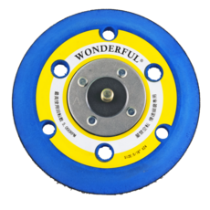 WONDERFUL 5吋6孔魔鬼氈軟厚扣盤, 1個