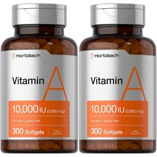 호바흐 비타민 A 3000mcg(10000IU), 2개, 300개