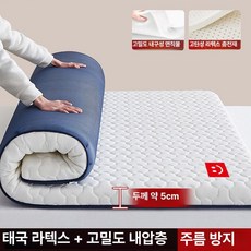 학생 기숙사 패드 두꺼운 신강 부드러운 접이식 따뜻한, 1cm, 스마일리 페이스 화이트블루 5cm A