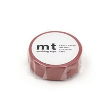 카모이 mt 1P MT01P520 스모키 핑크 씰 마스킹 테이프, 1개