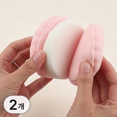 투데이리빙 2개 세트 말랑 쫀득 쿠키 스퀴시 스트레스 해소 디저트 말랑이 장난감 쫀득 촉감 스트레스볼 스퀴즈볼 주물럭, 혼합색상