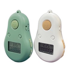 【UP101】小葫蘆16合一計數器念佛機(B016)，多功能計數器，運動計步器，念佛計數器, 淨心白, 1個