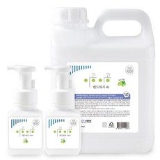 [아우트_63]핸드워시 머스캣향 본품 4L 1개+300ml 2개