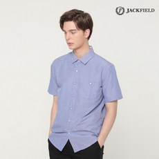 잭필드 잭필드 베이직반팔셔츠 네이비 JFMMSHP0361_