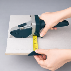 줄자 내장 시간 절약 석고보드 폼보드 발포보드 KT보드 골판지 종이박스 절단기, 1개, ABS + 알루미늄