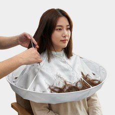 다이떼 헤어 염색 커트보 드라이보 미용실가운, 1개, 실버