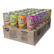 러비더비 강아지 간식 캔 375g 24개, 혼합맛(치킨/소고기맛) + 혼합맛(치킨/오리고기맛) + 혼합맛(치킨/양고기맛) + 혼합맛(치킨/연어맛)